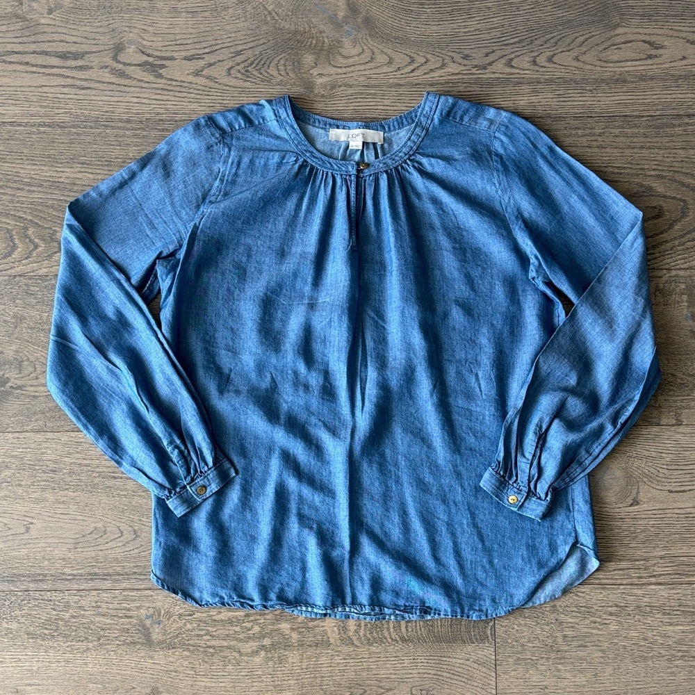 LOFT Women's Chambray Top